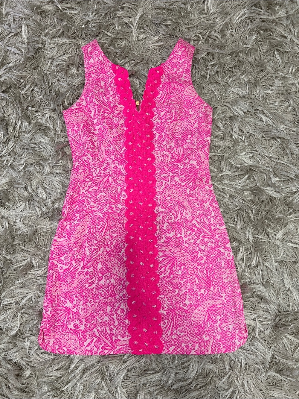 Lilly Pulitzer for Target Hot Pink Paisley Sleeveless Mini Dress